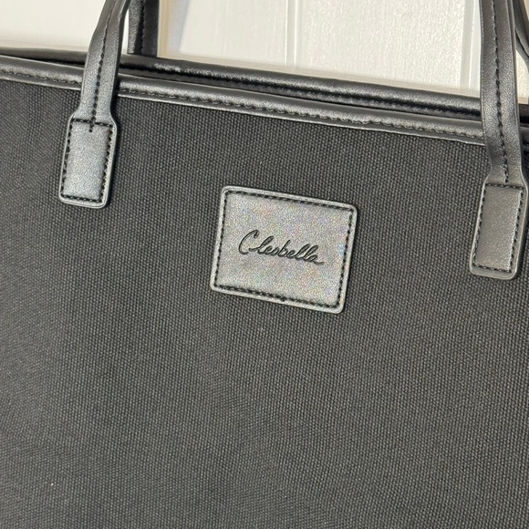 Cleobella Black Canvas Tote Bag - Picture 3 of 7